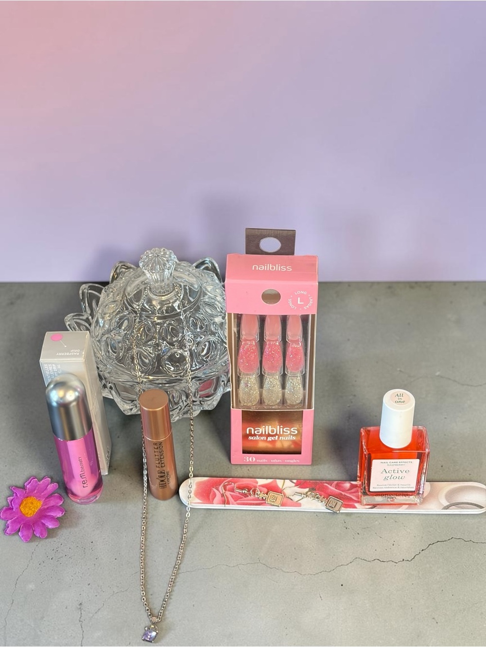 Pink Glam Beauty & Accessories Bundle 7 pc